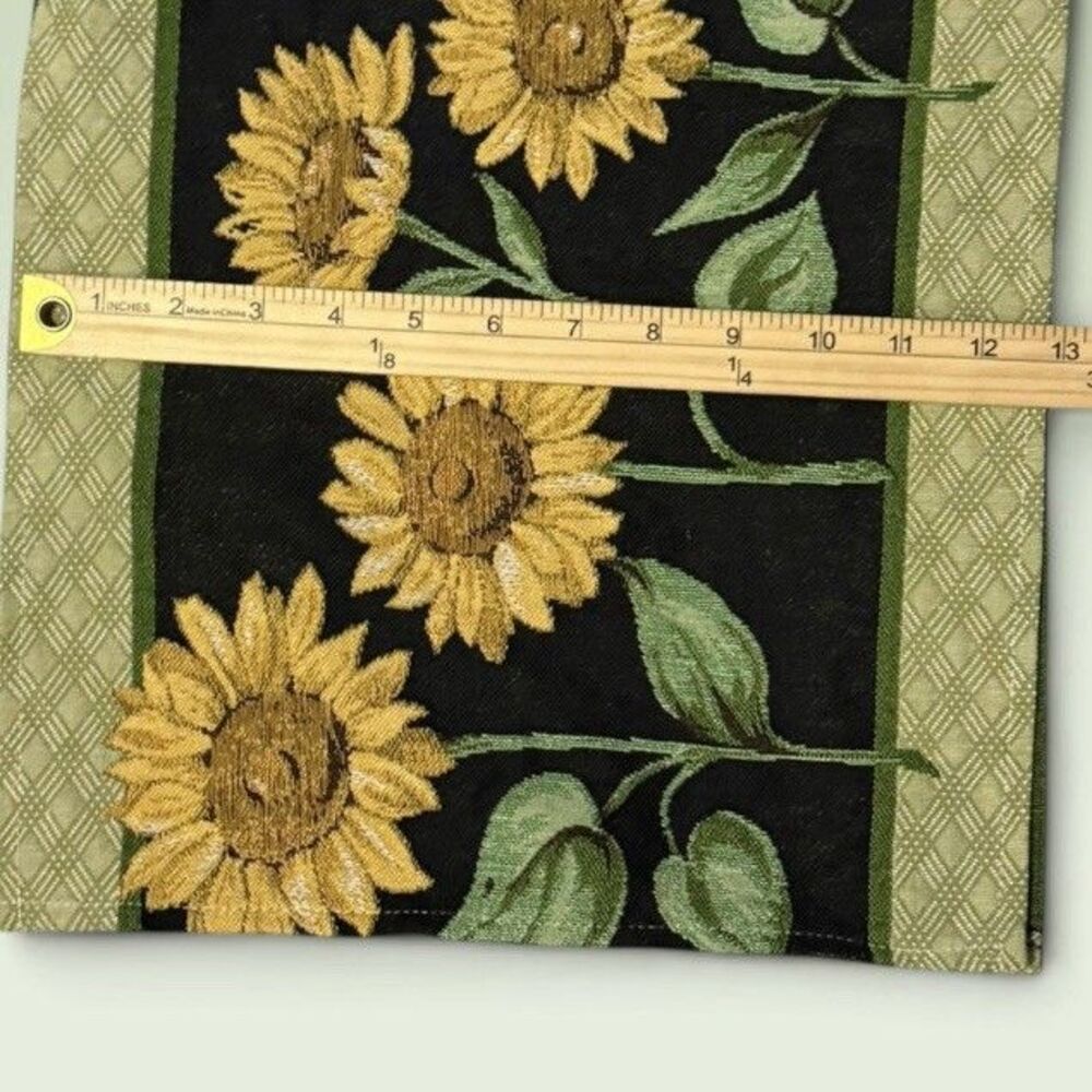 Unbranded Sunflower Tapestry Table Runner 70x13 Farmhouse Decor - Picture 3 of 5